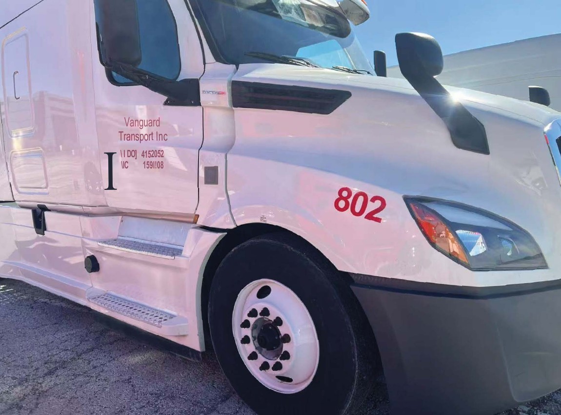 Vanguard company truck 802